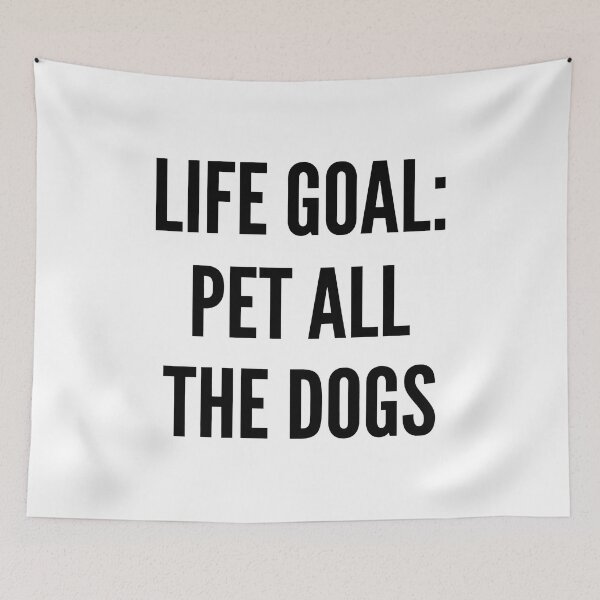 Item preview, Life Goal Pet All The Dogs Quote Shirt designed and sold by OlyvieArt.