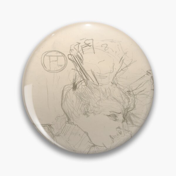 Item preview, Marcelle Lender by Toulouse-Lautrec Vintage Art Nouveau Portrait Sketch designed and sold by artofuniverse.