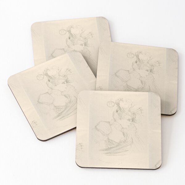 Item preview, Marcelle Lender by Toulouse-Lautrec Vintage Art Nouveau Portrait Sketch designed and sold by artofuniverse.