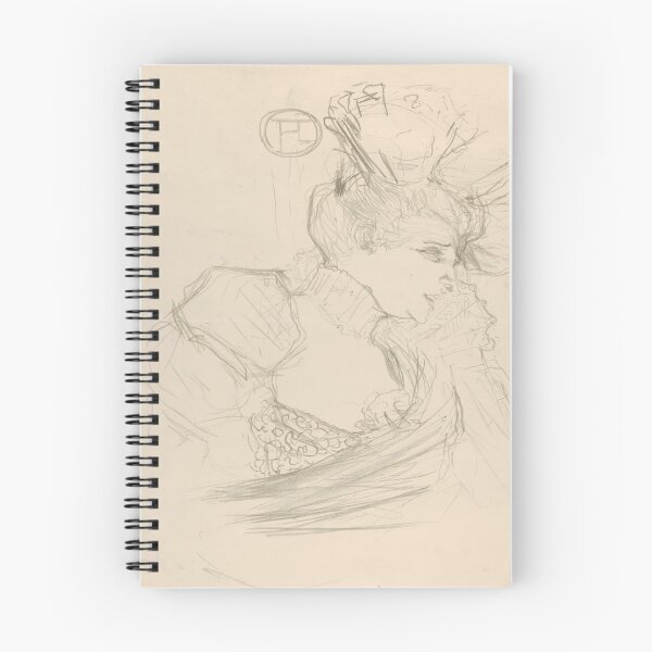 Item preview, Marcelle Lender by Toulouse-Lautrec Vintage Art Nouveau Portrait Sketch designed and sold by artofuniverse.