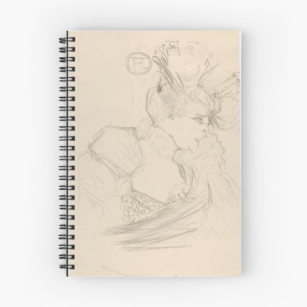 Item preview, Marcelle Lender by Toulouse-Lautrec Vintage Art Nouveau Portrait Sketch designed and sold by artofuniverse.