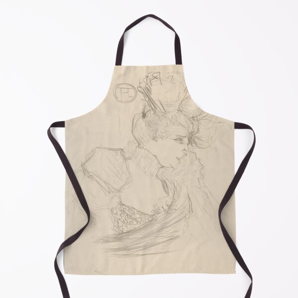 Item preview, Marcelle Lender by Toulouse-Lautrec Vintage Art Nouveau Portrait Sketch designed and sold by artofuniverse.