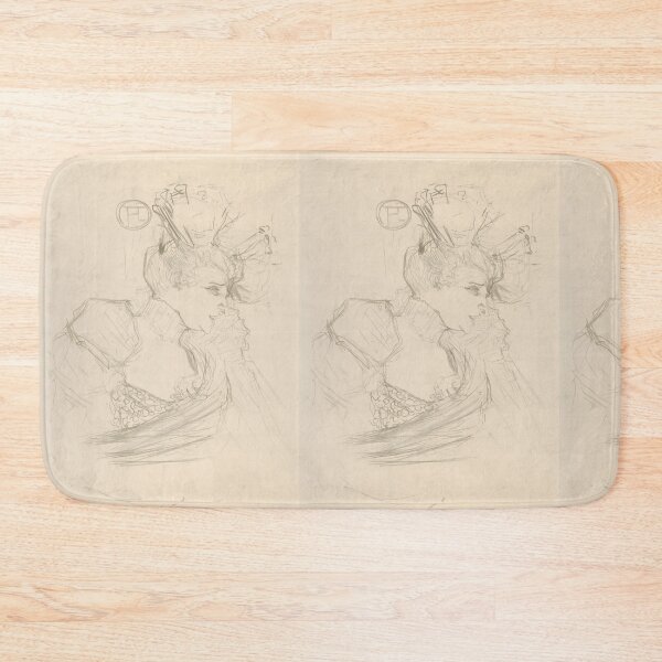 Item preview, Marcelle Lender by Toulouse-Lautrec Vintage Art Nouveau Portrait Sketch designed and sold by artofuniverse.