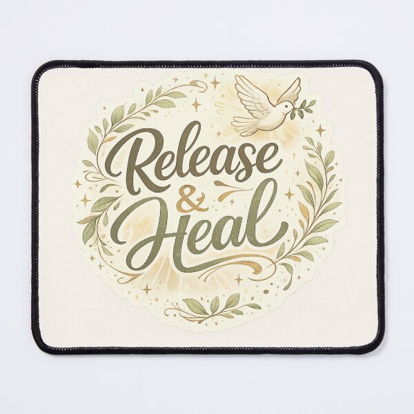 Item preview, Release and Heal Spiritual Sticker designed and sold by hutofdesigns.
