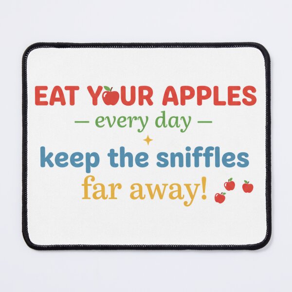 Item preview, Eat your apples every day designed and sold by MaciejErdon.