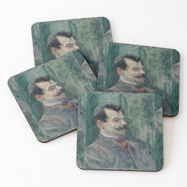 Item preview, André Rivoire by Toulouse-Lautrec Vintage Post-Impressionist Portrait Art designed and sold by artofuniverse.