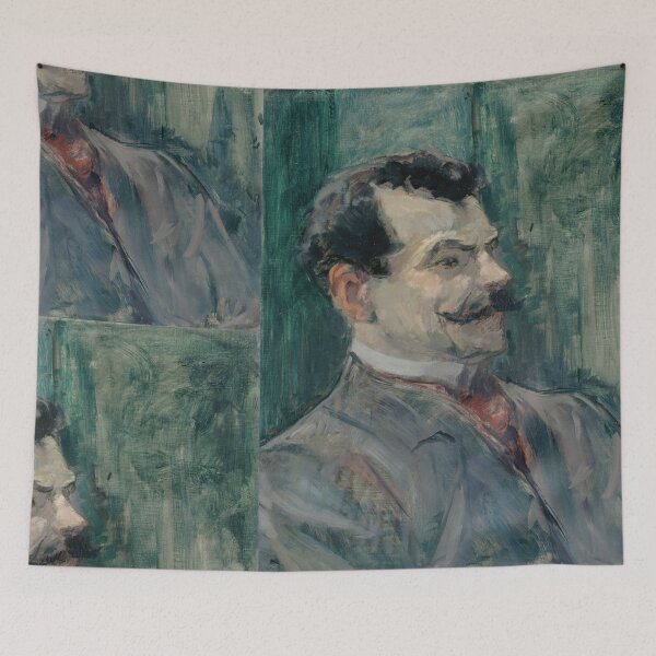 Item preview, André Rivoire by Toulouse-Lautrec Vintage Post-Impressionist Portrait Art designed and sold by artofuniverse.