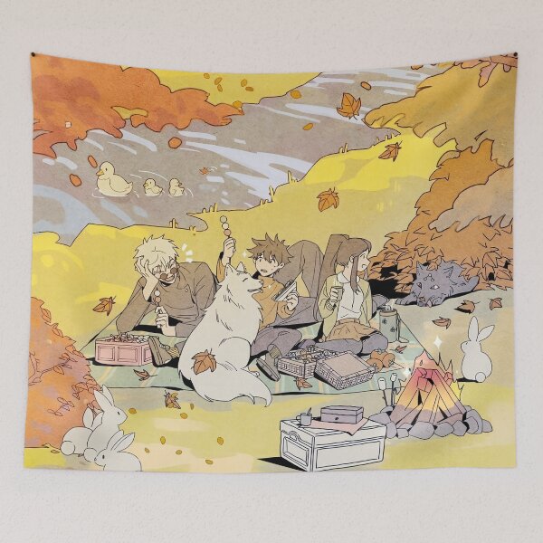 Item preview, Autumn picnic designed and sold by PRINTATSTUDIO.