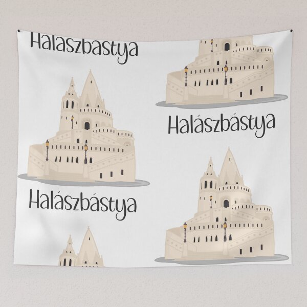 Item preview, Halászbástya Fisherman’s Bastion Budapest designed and sold by EmeraldeaDesign.