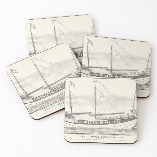 Item preview, Chinese Junk Sailing Ship | Nautical Art designed and sold by GammaRay.