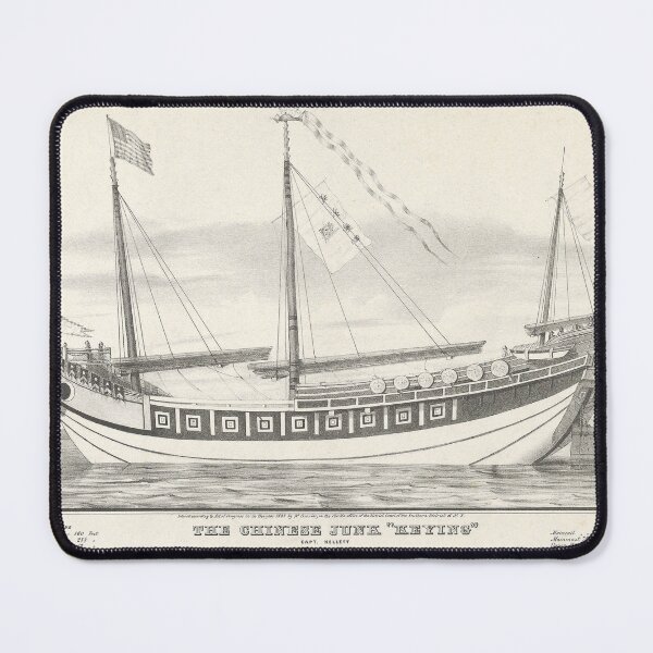 Item preview, Chinese Junk Sailing Ship | Nautical Art designed and sold by GammaRay.