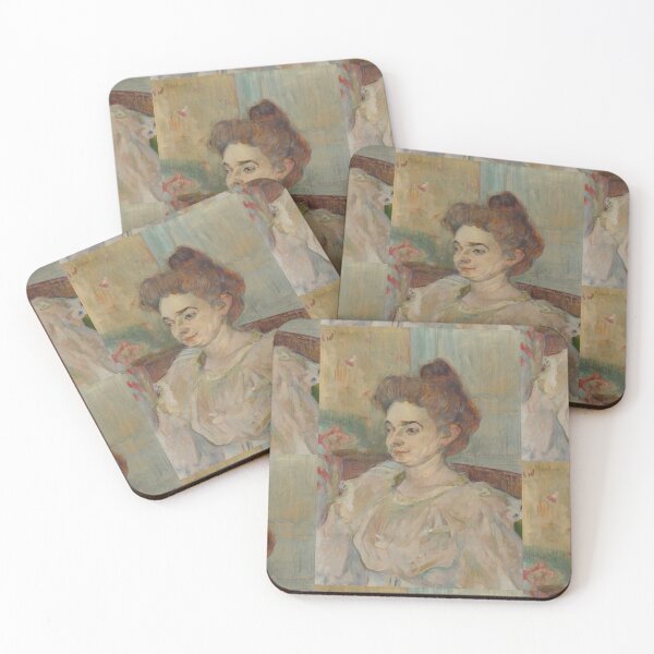 Item preview, Beatrice Tapie de Celeyran by Toulouse-Lautrec Vintage French Portrait Art designed and sold by artofuniverse.