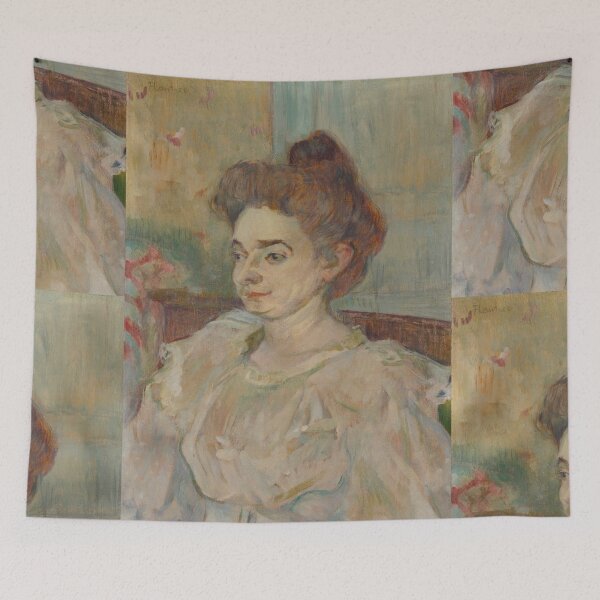 Item preview, Beatrice Tapie de Celeyran by Toulouse-Lautrec Vintage French Portrait Art designed and sold by artofuniverse.