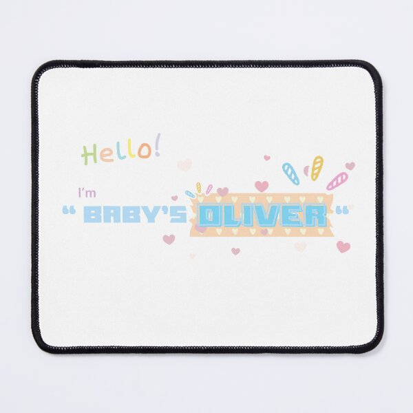 Item preview, Hello I'm Baby Oliver Cute Colorful Lettering designed and sold by ammiespy.
