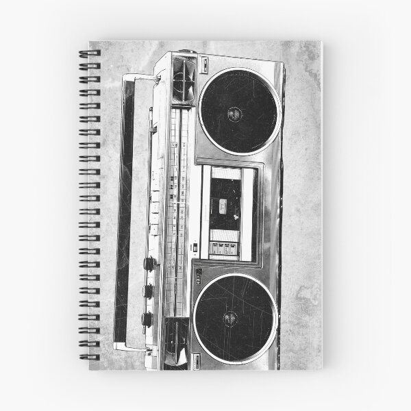 Item preview, Vintage 80s Jam Box Cassette Radio Boombox Dead Media designed and sold by Ghoul Enterprises.