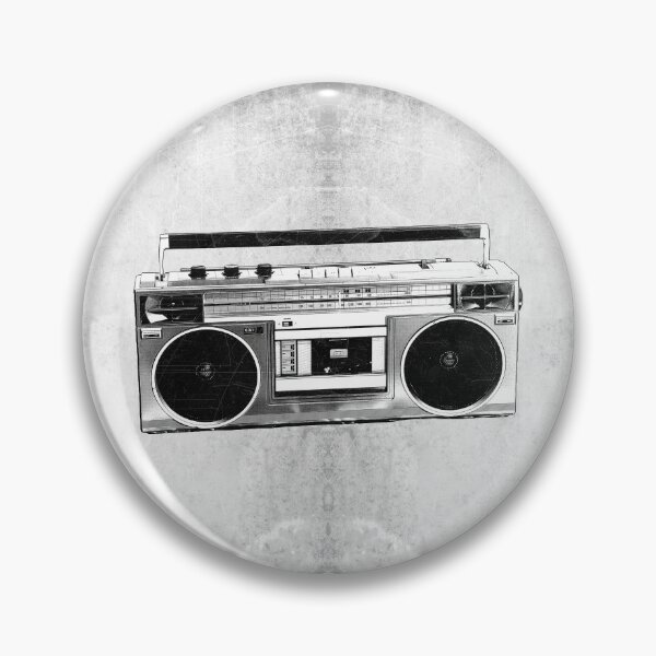 Item preview, Vintage 80s Jam Box Cassette Radio Boombox Dead Media designed and sold by Ghoul Enterprises.