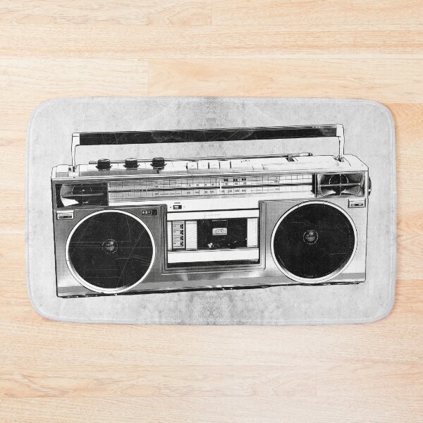 Item preview, Vintage 80s Jam Box Cassette Radio Boombox Dead Media designed and sold by Ghoul Enterprises.