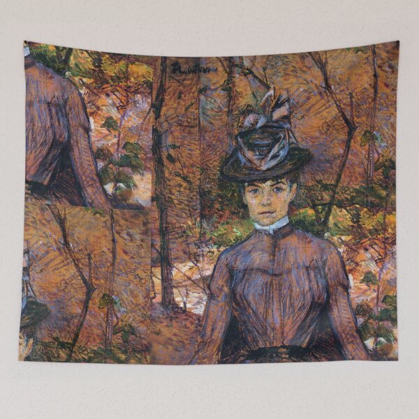 Item preview, Suzanne Valadon by Toulouse-Lautrec Vintage Post-Impressionist Portrait Art designed and sold by artofuniverse.