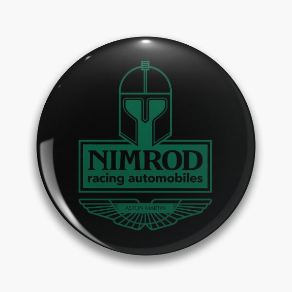 Item preview, Aston Martin Nimrod Group C Team emblem - 1982 - British Racing Green print  designed and sold by pommillkk.