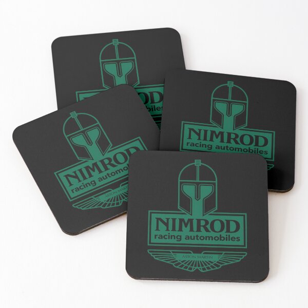 Item preview, Aston Martin Nimrod Group C Team emblem - 1982 - British Racing Green print  designed and sold by pommillkk.