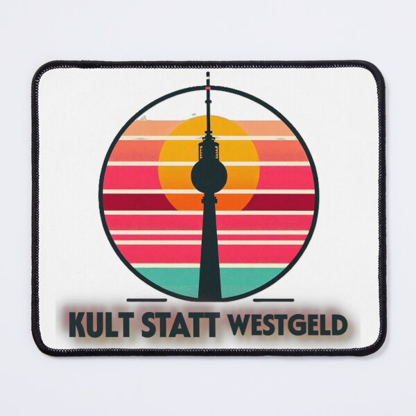 Item preview, Estatus de culto en lugar de moneda occidental: Declaración retro sobre la Torre de Televisión de Berlín designed and sold by design-rebell.