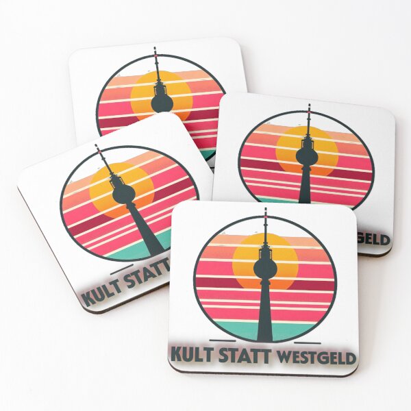 Item preview, Cult status instead of Western currency – Berlin TV Tower Retro Statement designed and sold by design-rebell.