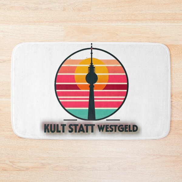 Item preview, Cult status instead of Western currency – Berlin TV Tower Retro Statement designed and sold by design-rebell.