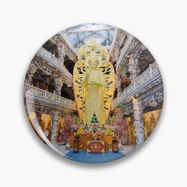 Item preview, Linh Phuoc Pagoda, Da Lat - The Mosaic Glass Temple | Vietnam Buddhist Heritage Art designed and sold by Ross.A.Campbell.
