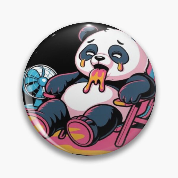 Item preview, This Was A Terrible Idea - Funny Regret Panda in Beach Chair designed and sold by DailySparks.