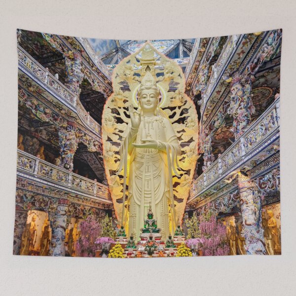 Item preview, Linh Phuoc Pagoda, Da Lat - The Mosaic Glass Temple | Vietnam Buddhist Heritage Art designed and sold by Ross.A.Campbell.