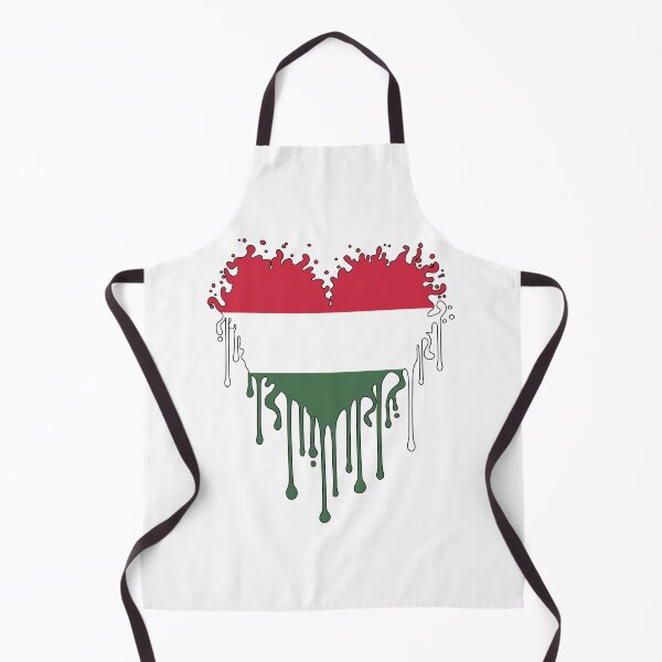 Item preview, Hungarian Flag Dripping Heart – Magyar Love Patriotic Design designed and sold by EmeraldeaDesign.