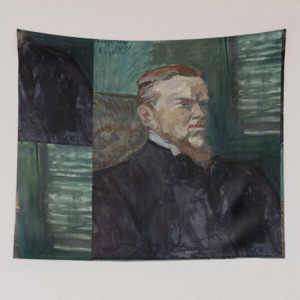 Item preview, Octave Raquin by Toulouse-Lautrec Vintage Moody Post-Impressionist Portrait Art designed and sold by artofuniverse.