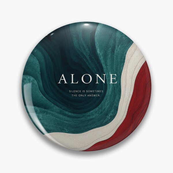 Item preview, Alone Abstract Ocean Poster | Minimal Topographic Wall Art | Cinematic Coastal Print designed and sold by Watchyyy.