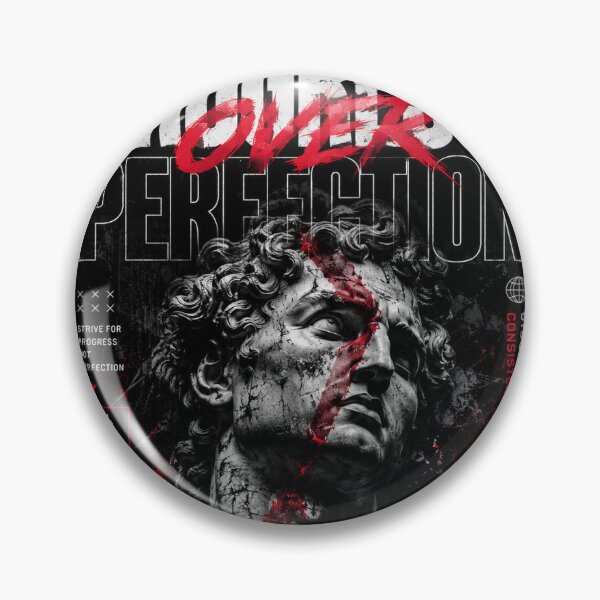 Item preview, Progress Over Perfection Motivational Art designed and sold by ShakezShop.