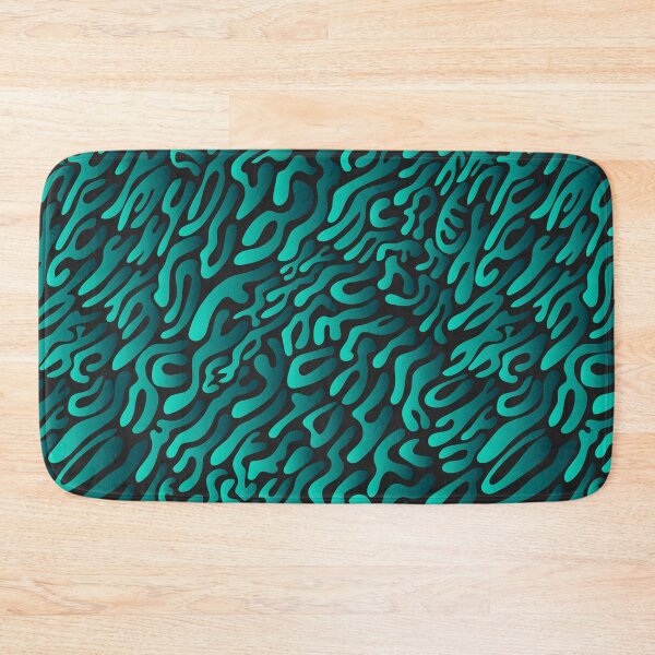 Item preview, Aqua Pulse Abstract Pattern – Modern Liquid Wave Graphic Design designed and sold by Skryp-art.