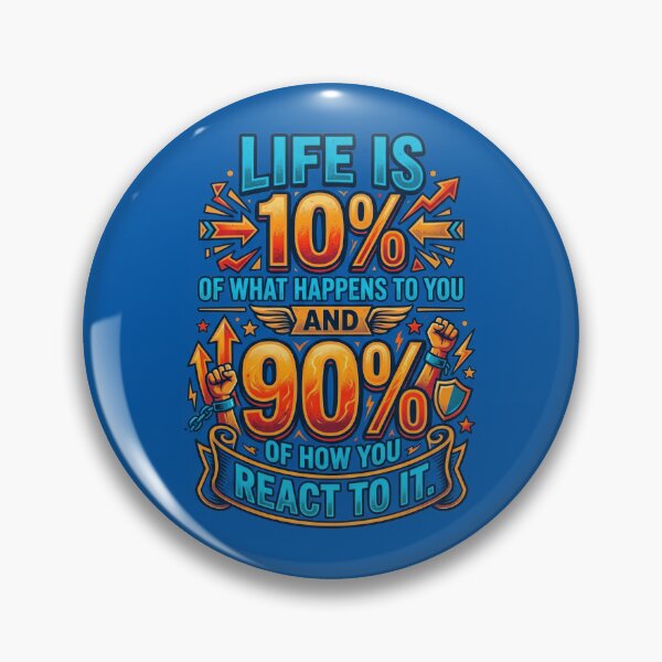 Item preview, Life Is 10% of What Happens to You designed and sold by Trexyca Artworks Store.