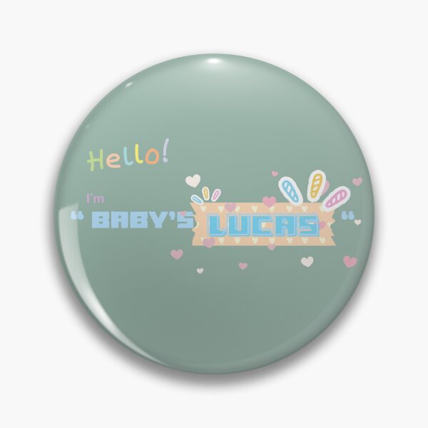 Item preview, Hello I'm Baby Lugas Cute Colorful Lettering designed and sold by ammiespy.