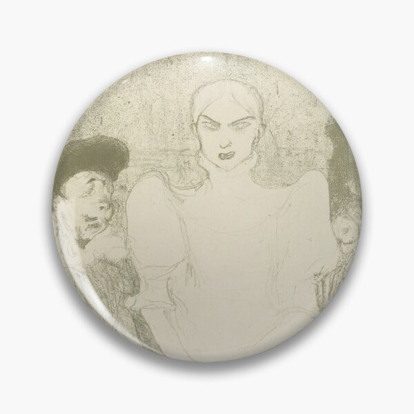 Item preview, Rose Caron by Toulouse-Lautrec Vintage Paris Cabaret Portrait Sketch designed and sold by artofuniverse.