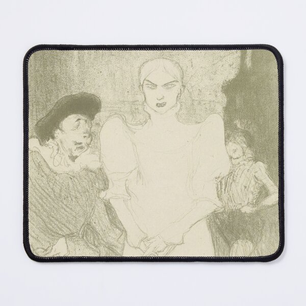Item preview, Rose Caron by Toulouse-Lautrec Vintage Paris Cabaret Portrait Sketch designed and sold by artofuniverse.
