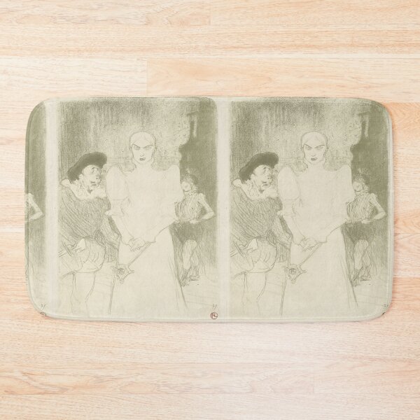 Item preview, Rose Caron by Toulouse-Lautrec Vintage Paris Cabaret Portrait Sketch designed and sold by artofuniverse.