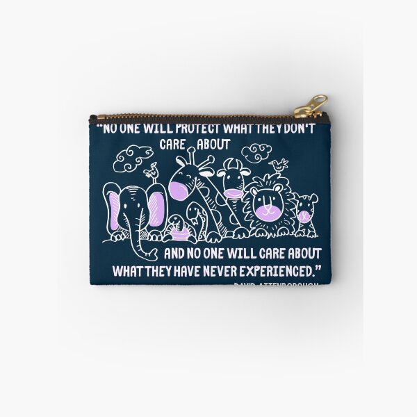 Item preview, Inspiring Wildlife Quote - David Attenborough Illustration designed and sold by ReadytoWork.