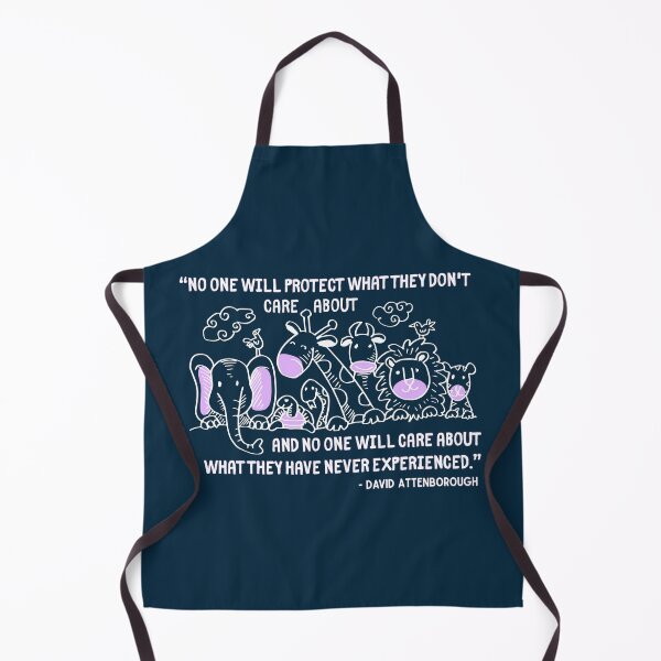 Item preview, Inspiring Wildlife Quote - David Attenborough Illustration designed and sold by ReadytoWork.