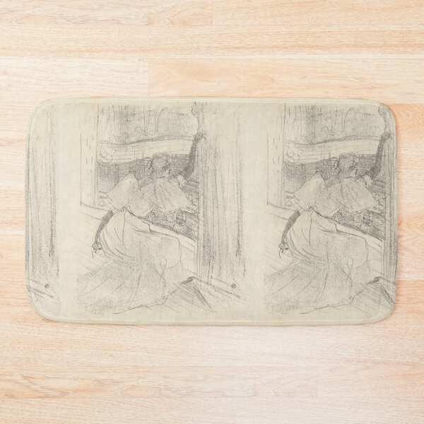 Item preview, Yvette Guilbert by Toulouse-Lautrec Vintage Intimate Bedroom Sketch Art designed and sold by artofuniverse.