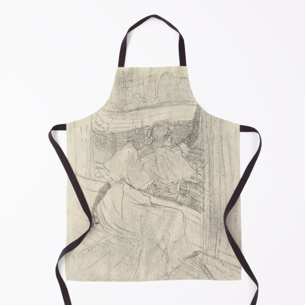 Item preview, Yvette Guilbert by Toulouse-Lautrec Vintage Intimate Bedroom Sketch Art designed and sold by artofuniverse.