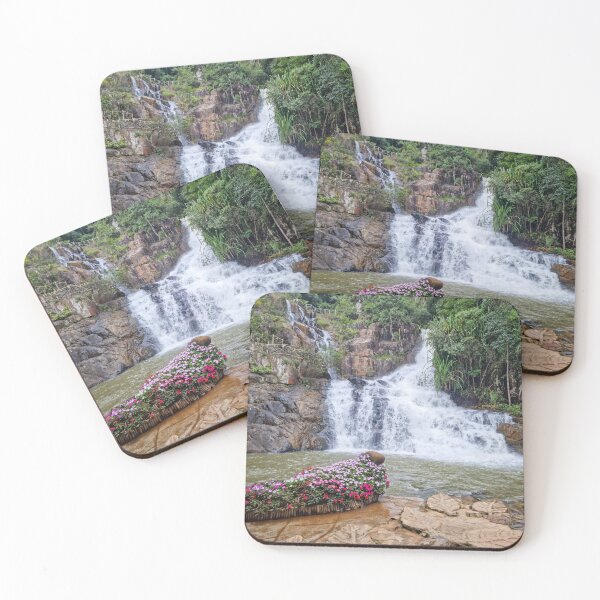 Item preview, Datanla Waterfall, Da Lat - Tropical Forest Falls | Vietnam Nature Landscape Art designed and sold by Ross.A.Campbell.
