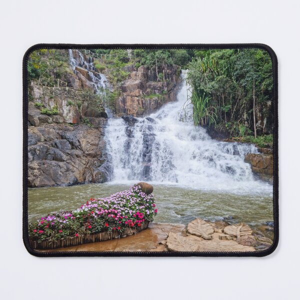 Item preview, Datanla Waterfall, Da Lat - Tropical Forest Falls | Vietnam Nature Landscape Art designed and sold by Ross.A.Campbell.