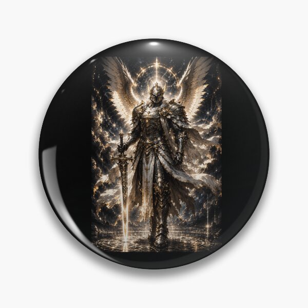 Item preview, Celestial knight in radiant battle stance designed and sold by Varuun29.