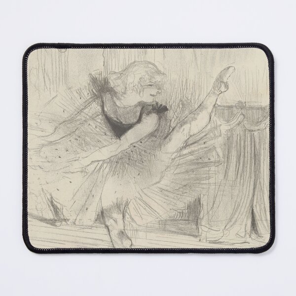 Item preview, Ida Heath by Toulouse-Lautrec Vintage Ballet Dancer Sketch Art designed and sold by artofuniverse.