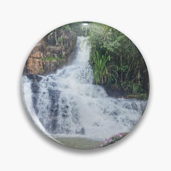 Item preview, Datanla Waterfall, Da Lat - Tropical Forest Falls | Vietnam Nature Landscape Art designed and sold by Ross.A.Campbell.