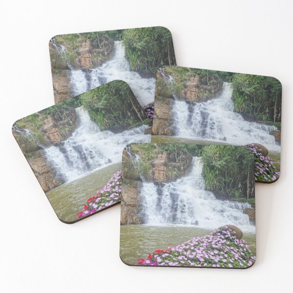 Item preview, Datanla Waterfall, Da Lat - Tropical Forest Falls | Vietnam Nature Landscape Art designed and sold by Ross.A.Campbell.